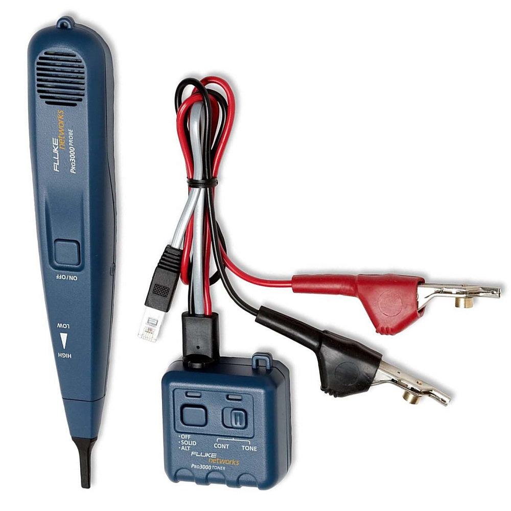 FLUKE NETWORKS Pro 3000 Kit Detector de Tono Inc. Sonda y Generador