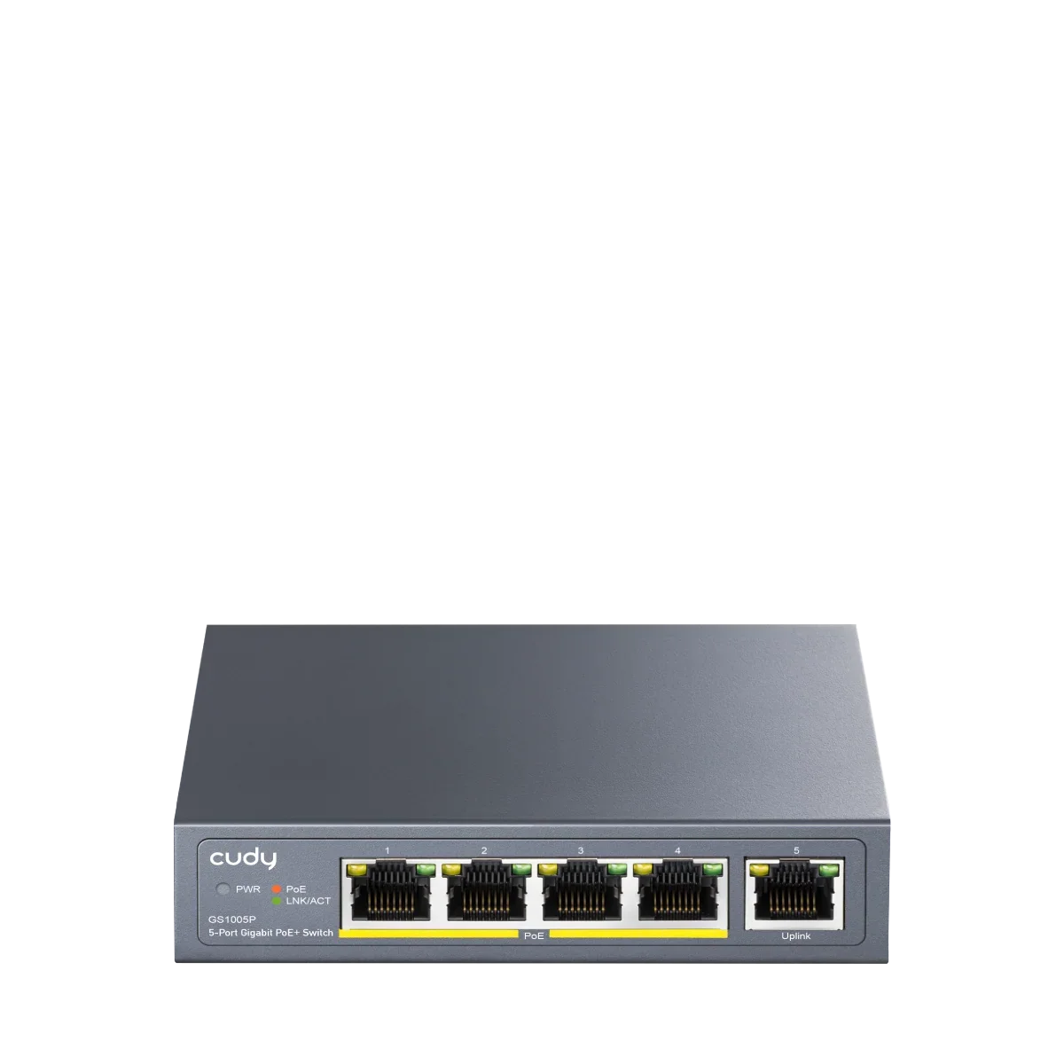 CUDY GS1005P Switch 5 puertos Gigabit PoE+