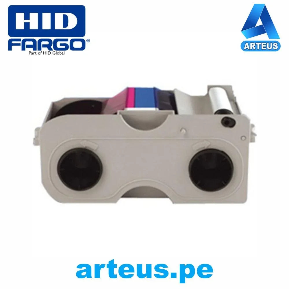 HID FARGO 45100 - Cartucho YMCKO a todo color con panel superpuesto transparente y negro de resina para DTC4250E, 250 Imágenes - ARTEUS