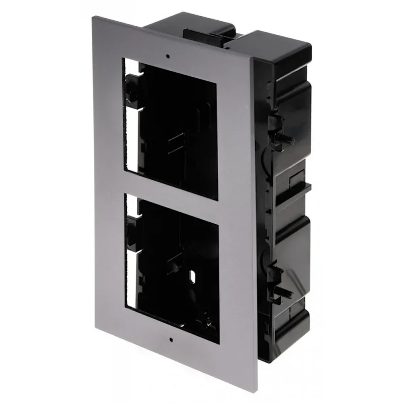 HIKVISION DS-KD-ACF2/PLASTIC Montaje Empotrado para Dos Módulos de Videoportero