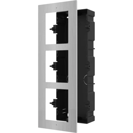 HIKVISION DS-KD-ACF3/PLASTIC Caja Montaje Empotrado para 3 Módulos de Videoportero
