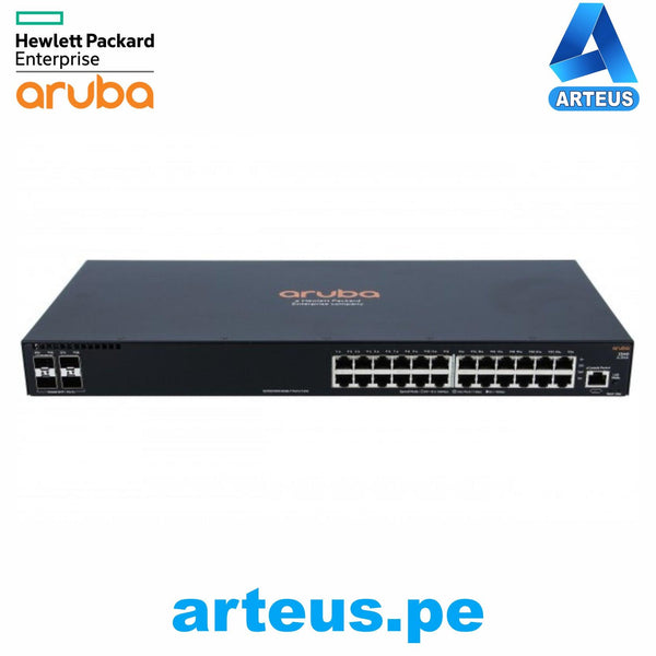HPE ARUBA JL354A - Switch Gigabit Ethernet HPE Aruba 2540, 24 RJ-45 GbE, 4 SFP+ 1/10 GbE - ARTEUS