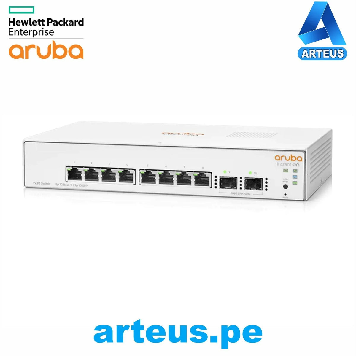 HPE ARUBA JL680A - CONMUTADOR ARUBA INSTANT ON 1930 8G 2 SFP - ARTEUS