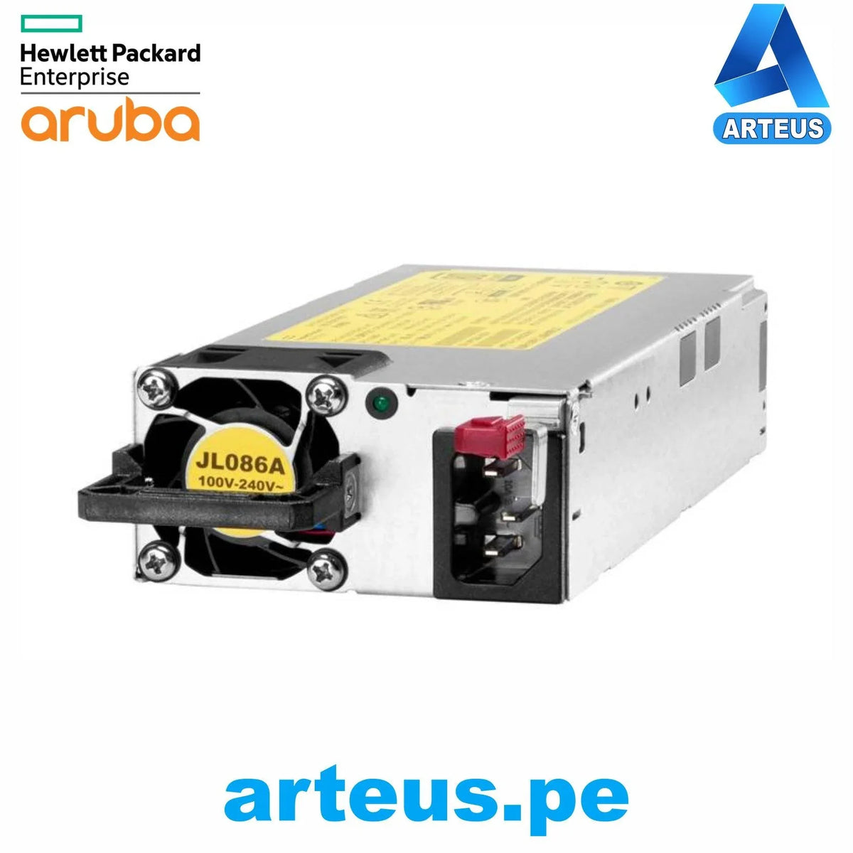 HPE JL086A - FUENTE DE ALIMENTACIÓN HPE ARUBA JL086A, 680W, VOLTAJE DE ENTRADA 100V - 240VAC. - ARTEUS