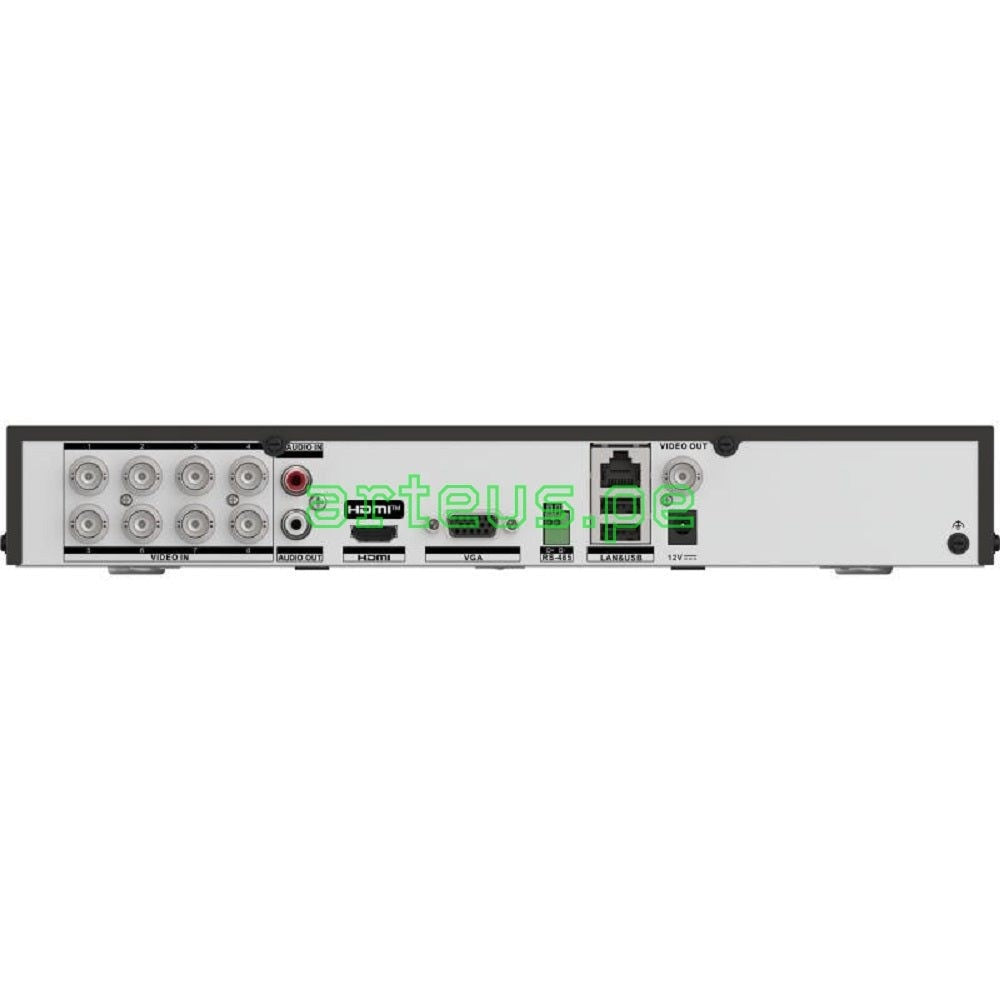 HIKVISION iDS-7208HQHI-M1/XT/4A+8/4 DVR Grabador de 8 canales 1080P 1HDD