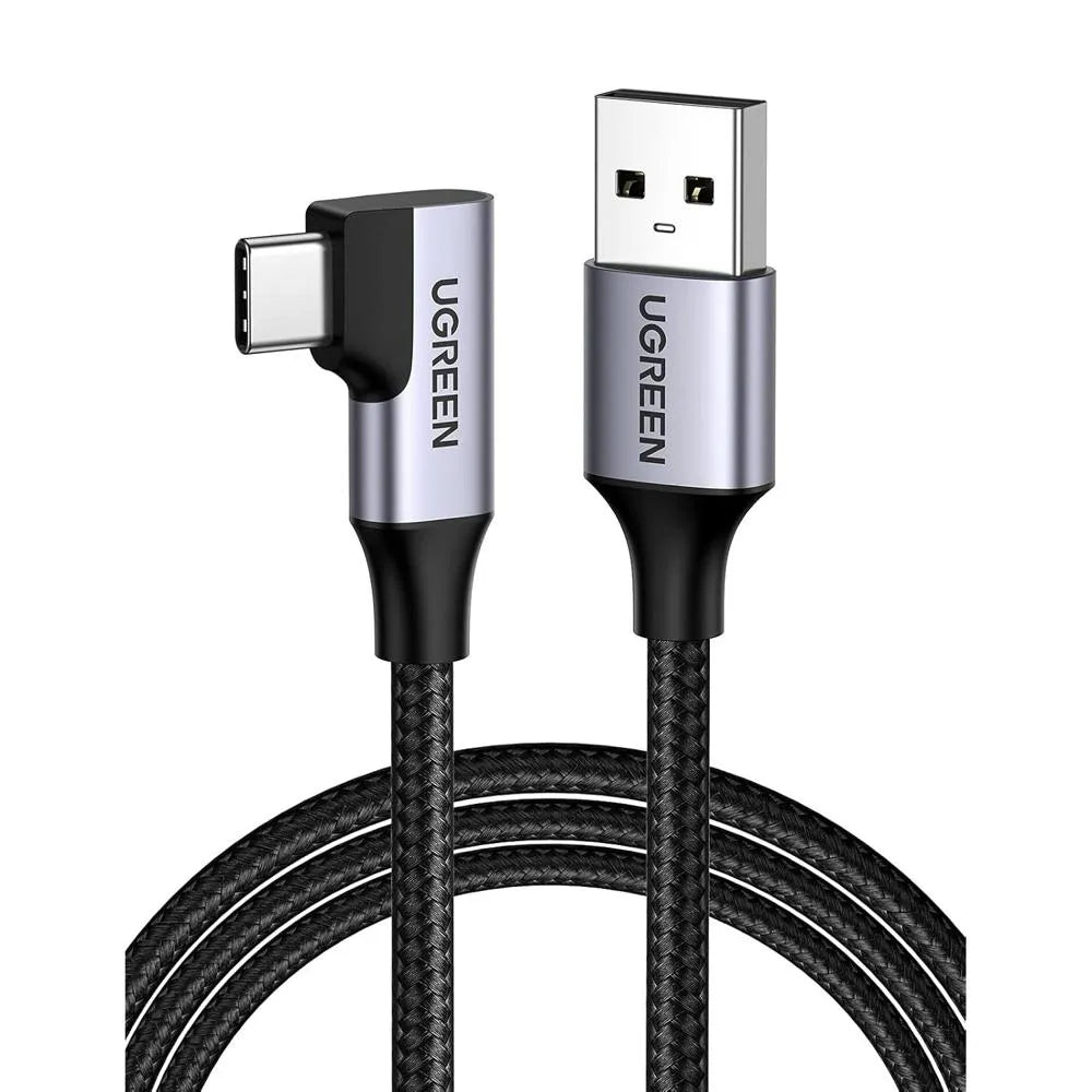 UGREEN US385 20299 Cable USB a USB C Carga Rapida Angulo 90°