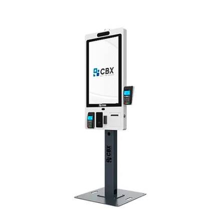 CBX KPOS-S22 Kiosco Autoservicio Pantalla Tactil 21.5" Escaner 2D Impresora Termica