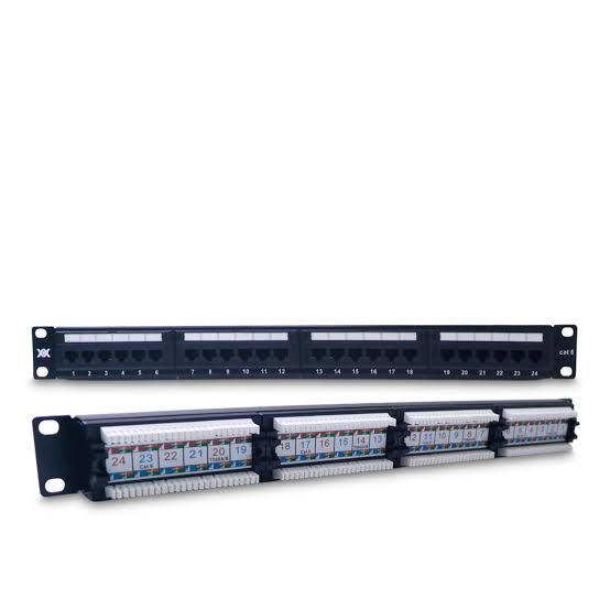 KONEXXION 7202022409 Patch Panel CAT6 MOD 24 PTOS C/J NEGRO