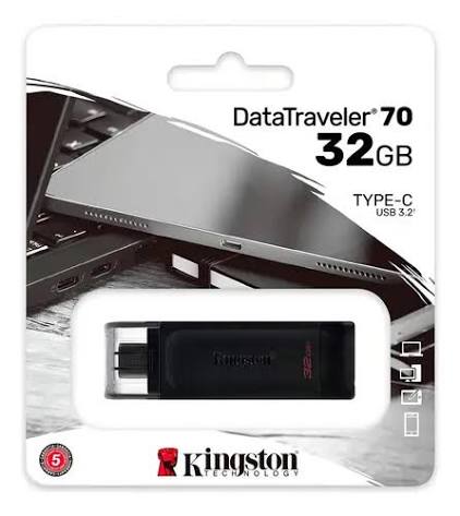 KINGSTON DT70/32GB Memoria USB 32GB 3.2 Tipo-C