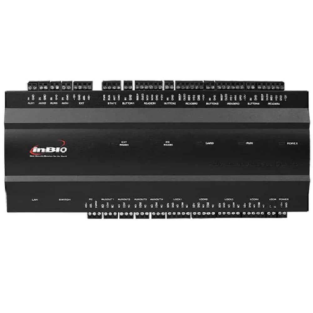 Controlador de acceso electrónico inBio negro para sistemas de seguridad y redes