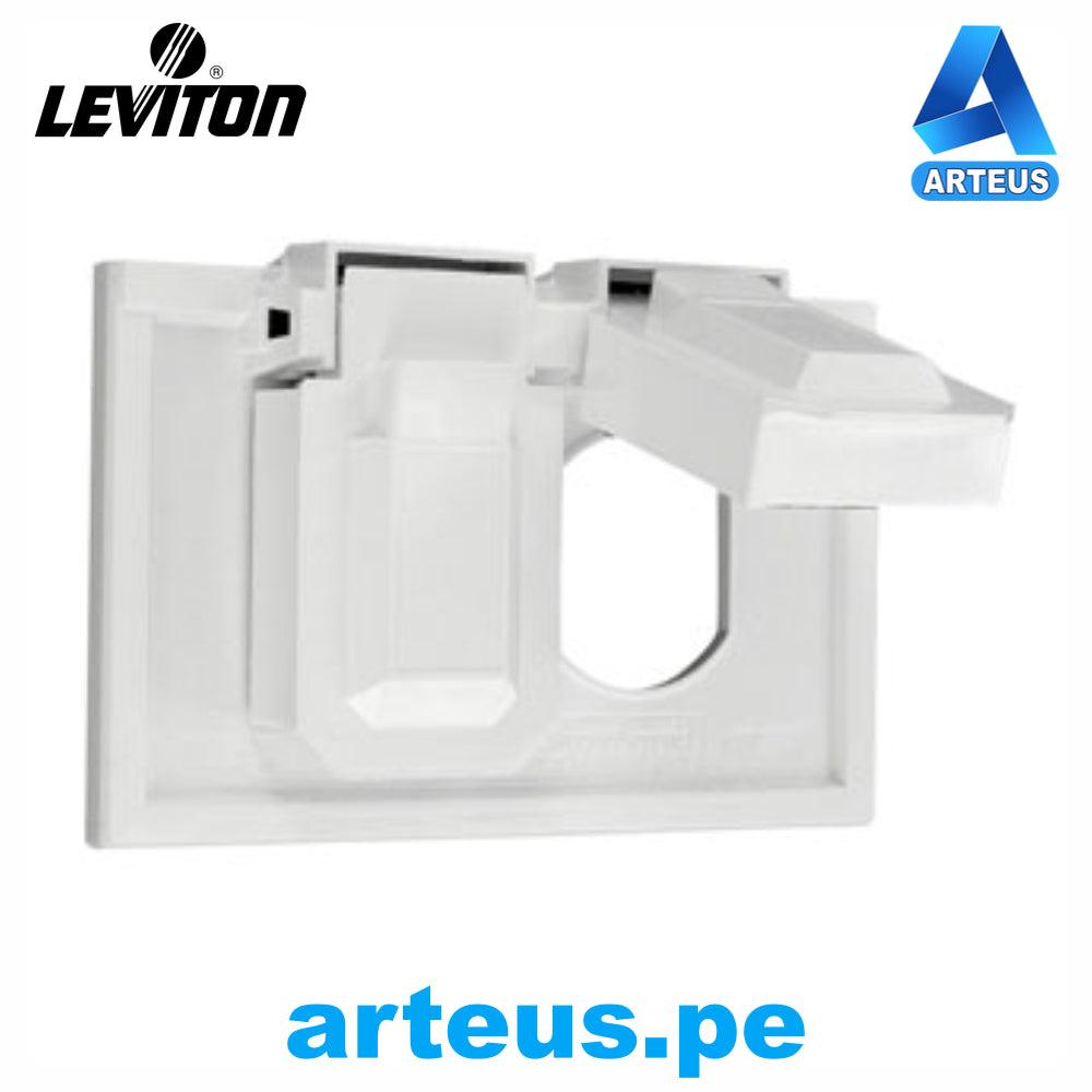LEVITON 4976-00W - PLACA HERMETICA PLASTICA BLANCA - ARTEUS