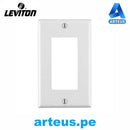 LEVITON 80401-00W - PLACA PARA INTERRUPTOR BLANCO DECORA - ARTEUS