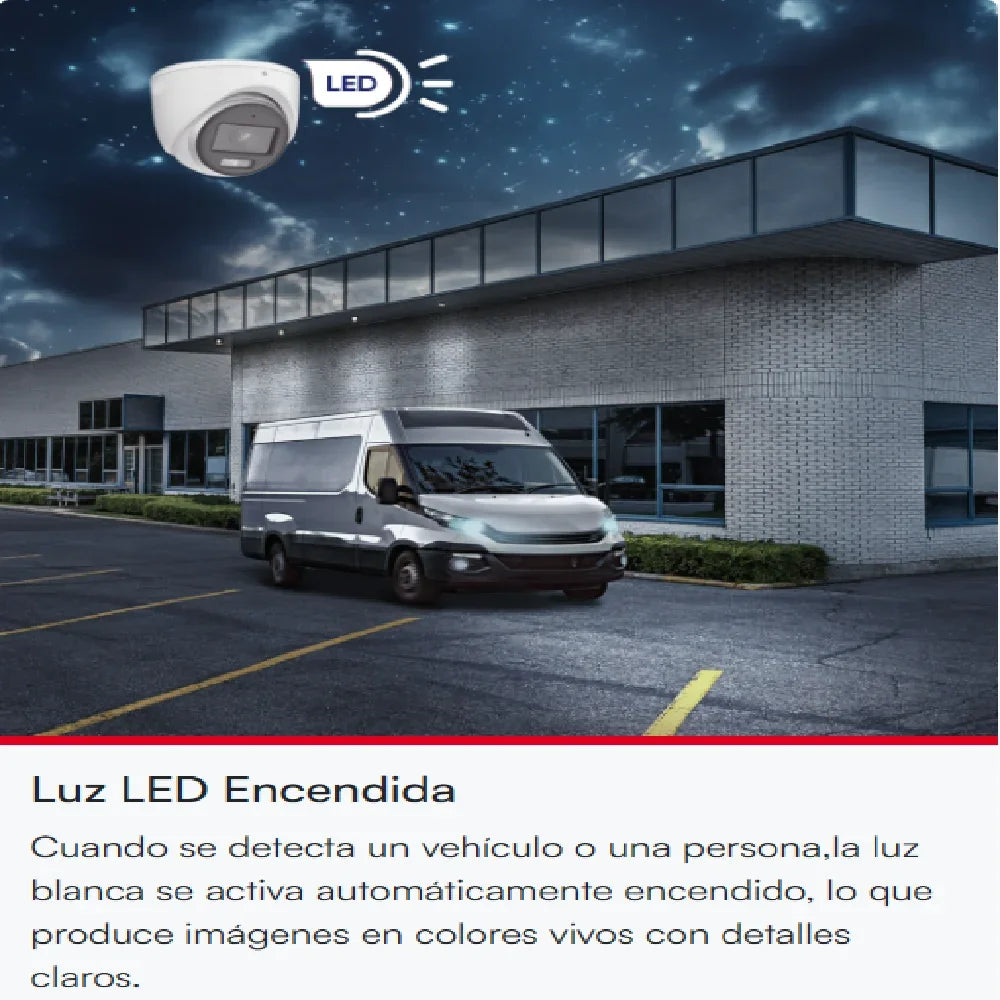 HIKVISION DS-2CD1123G2-LIU Cámara de Seguridad IP 2MP Lente Fijo IR30 Audio Acusense