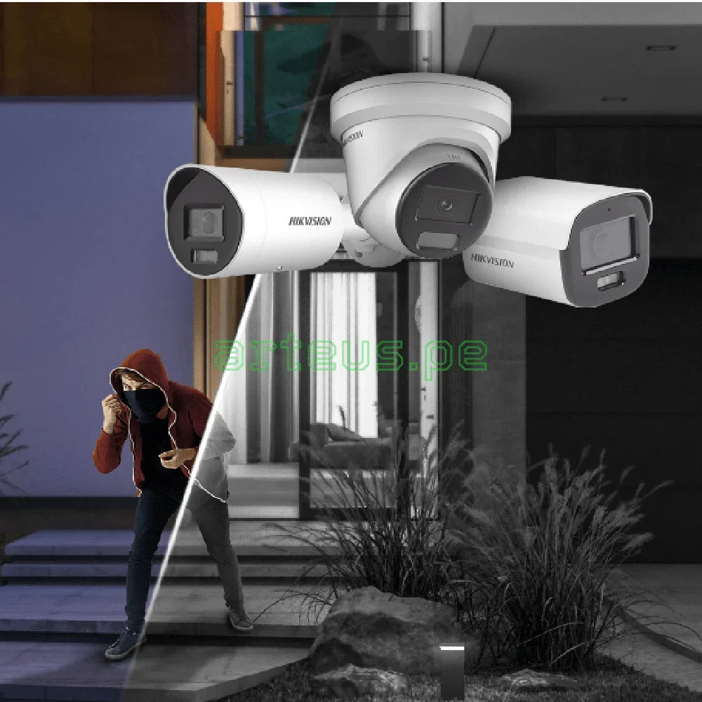 HIKVISION DS-2CD1023G2-LIU Cámara de Seguridad IP 2MP Lente Fijo IR30 Audio