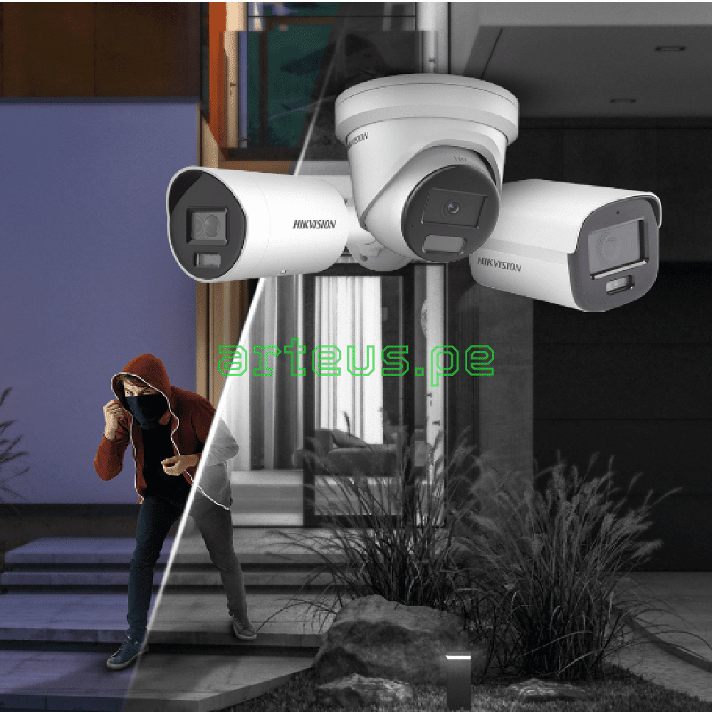 HIKVISION DS-2CD1323G2-LIUF/SL Cámara de seguridad IP 2MP audio 2 vías PoE IP67