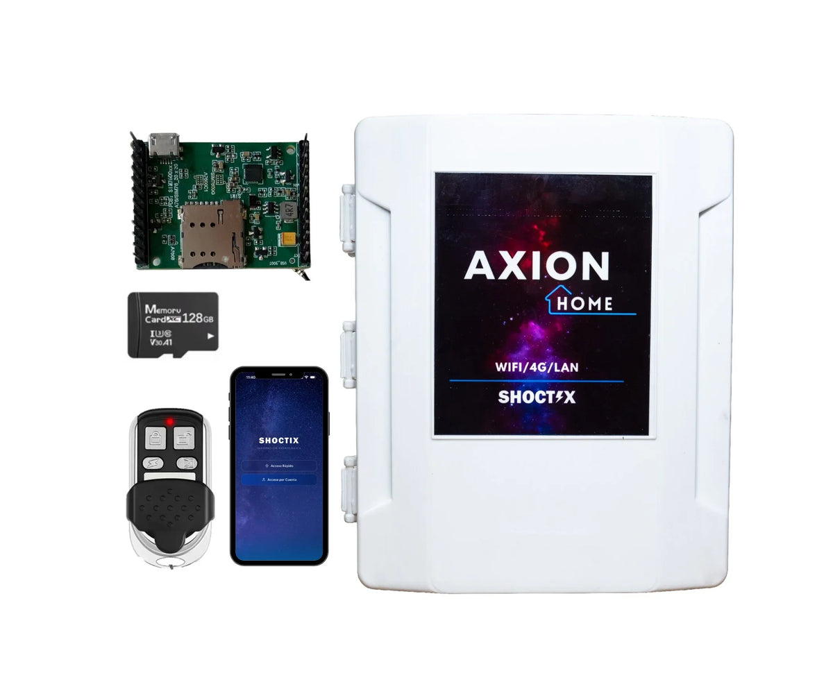 SHOCTIX ST-AXION-4G Alarma Smart WiFi Ethernet GSM 4G 100 Zonas con Integración a Alexa