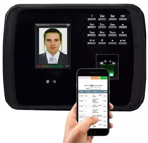 ZKTECO MB460 Control de Asistencia y Acceso con Lector de Rostro, Huella y Tarjeta