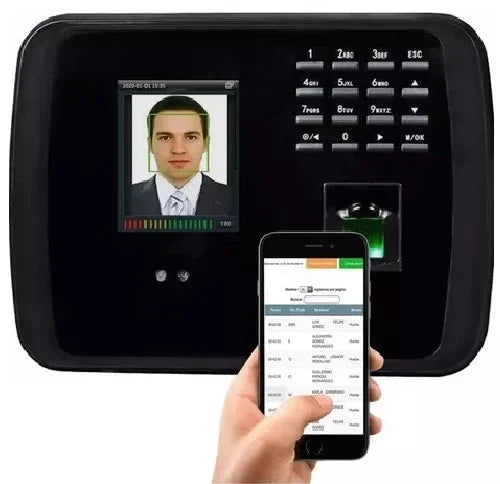 ZKTECO MB460 Control de Asistencia y Acceso con Lector de Rostro, Huella y Tarjeta