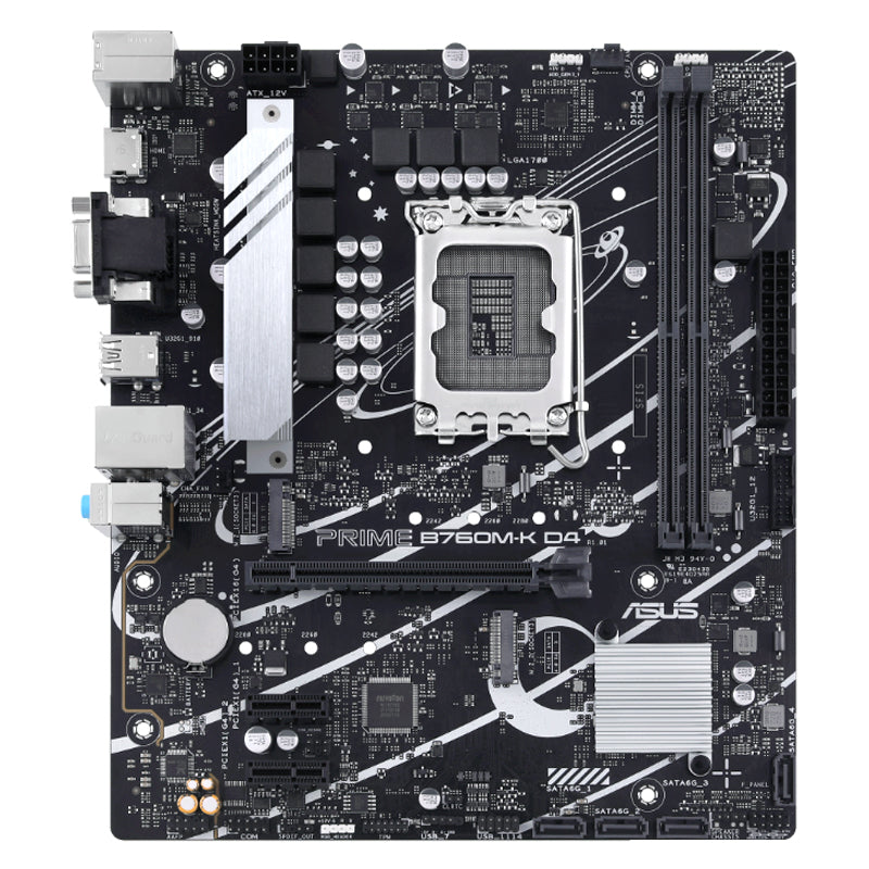 ASUS PRIME B760M-K D4 Placa Madre Intel B760 LGA1700 Micro-ATX