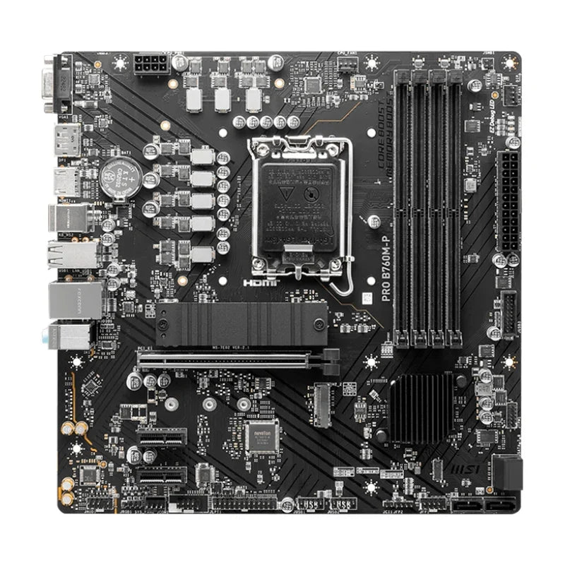 MSI PRO B760M-P Placa Madre INTEL B760 LGA1700