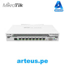 MIKROTIK CCR1009-7G-1C-1S+PC - CLOUD CORE ROUTER, CPU 9 NÚCLEOS,7 P GIGABIT, 1 COMBO TP/SFP, 1P SFP+, 2 GB MEMORIA Y ENFRIAMIENTO PASIVO - ARTEUS