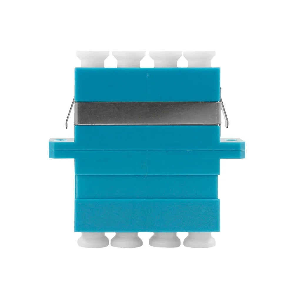 OPFIBRA ADLCU-QD-SM Acoplador de Fibra Óptica LC Quad Monomodo azul