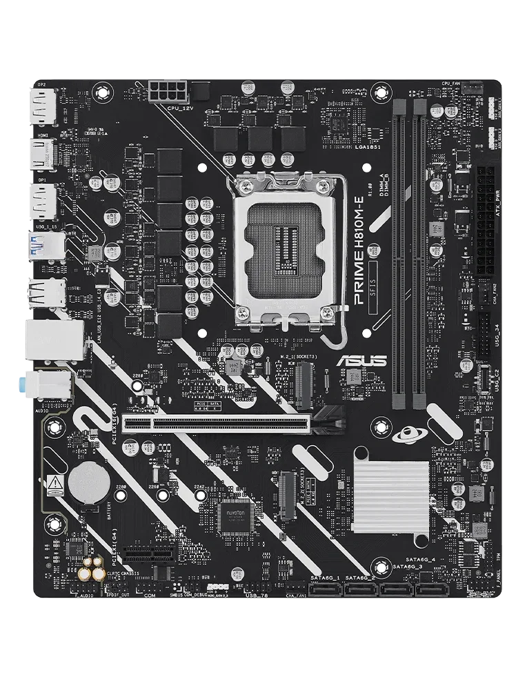 ASUS PRIME H810M-E Placa Madre Intel H810 LGA 1851 mATX DDR5