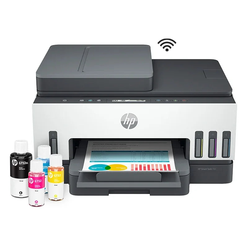 HP 6UU47A#AKY Smart Tank 750 Impresora Multifuncional WiFi Bluetooth LE/LAN