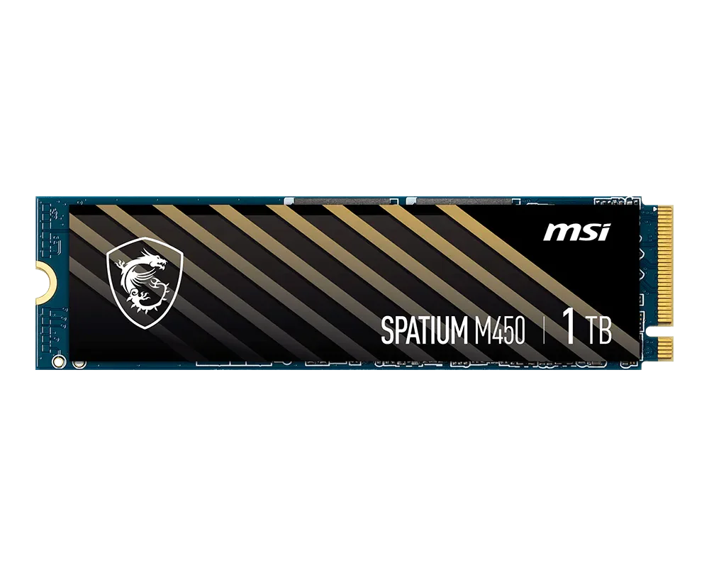 MSI SPATIUM M450 PCIE 4.0 NVME M.2 Disco Solido Interno 1 TB