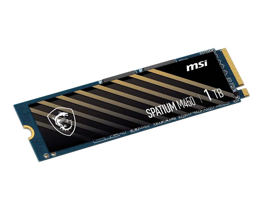 MSI SPATIUM M450 PCIE 4.0 NVME M.2 Disco Solido Interno 1 TB