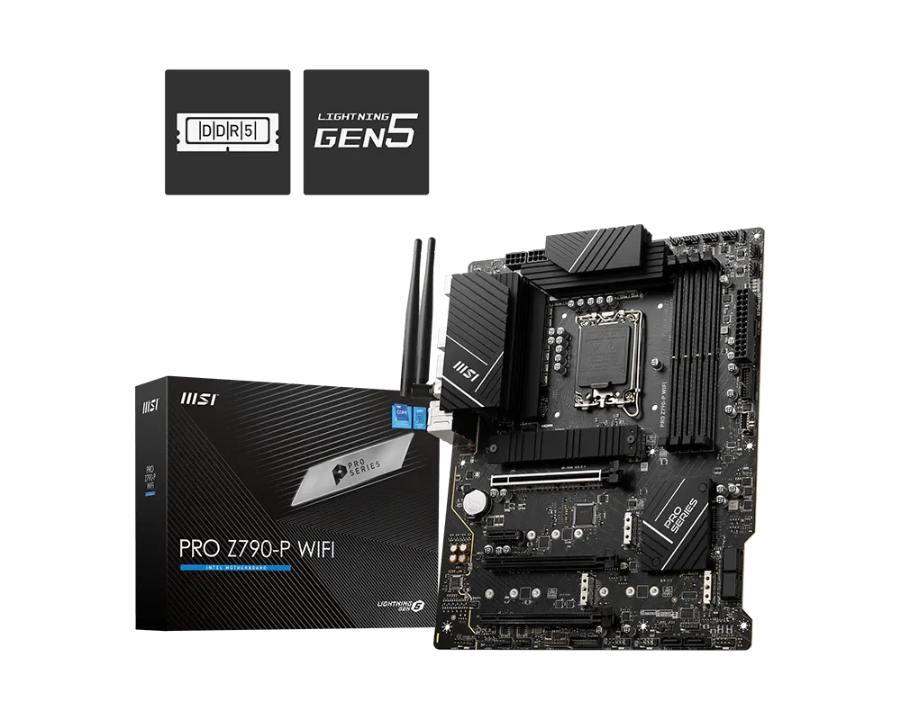 MSI PRO 911-7E06-031 Z790-P WIFI Placa Madre Intel Z790 ATX