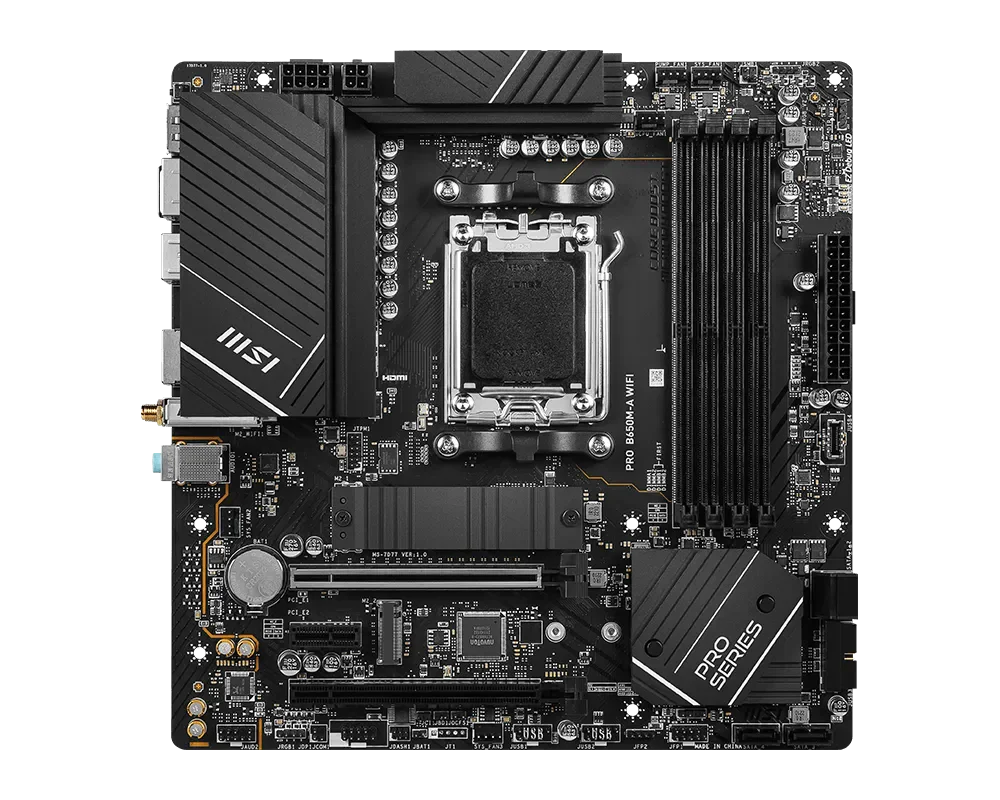MSI 911-7D77-007 PRO B650M-A WIFI Placa Madre AMD B650 mATX