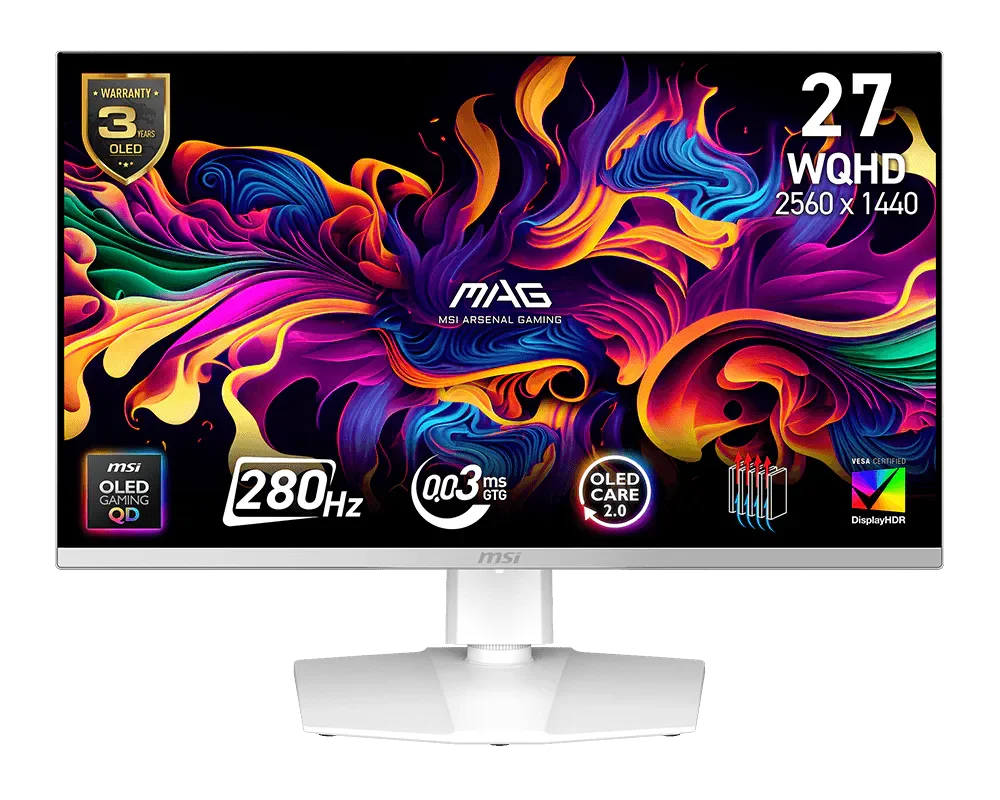 MSI MAG 272QPW QD-OLED X28 Monitor 26.5" Gaming OLED