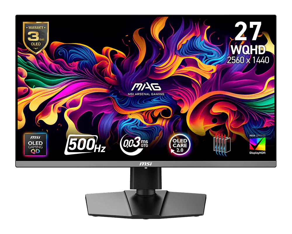 MSI MAG 272QP QD-OLED X50 Monitor 26.5"