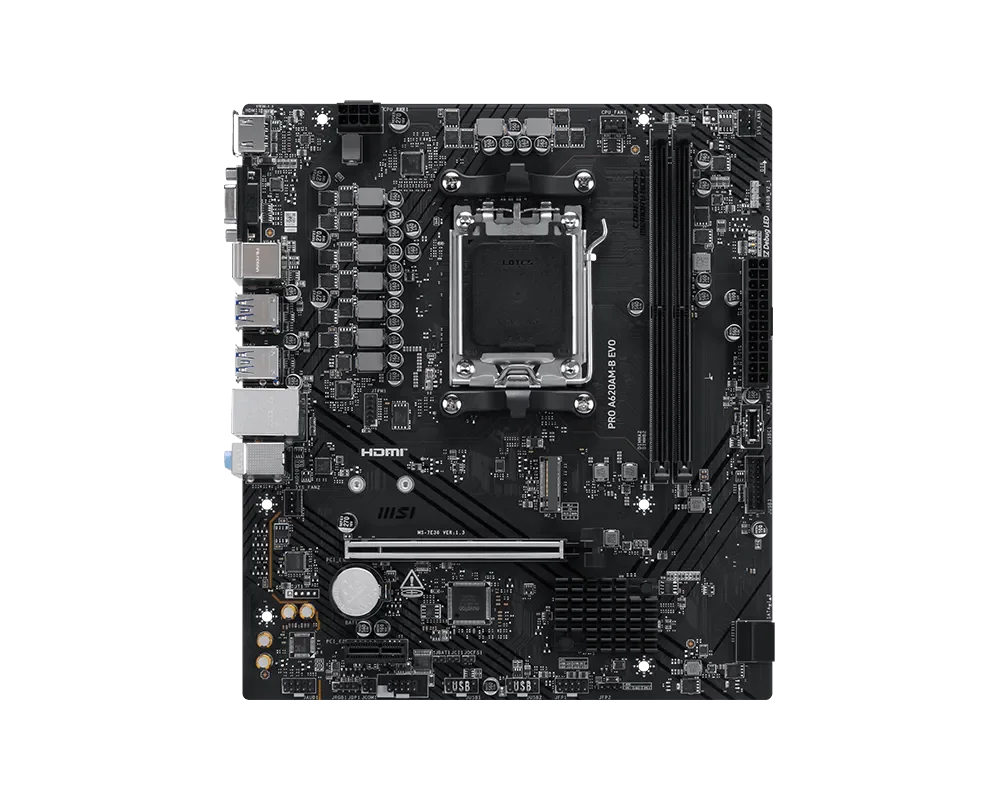 MSI PRO A620AM-B EVO Placa Madre 2 DIMM DDR5 A
