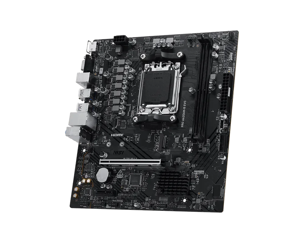 MSI PRO A620AM-B EVO Placa Madre 2 DIMM DDR5 A