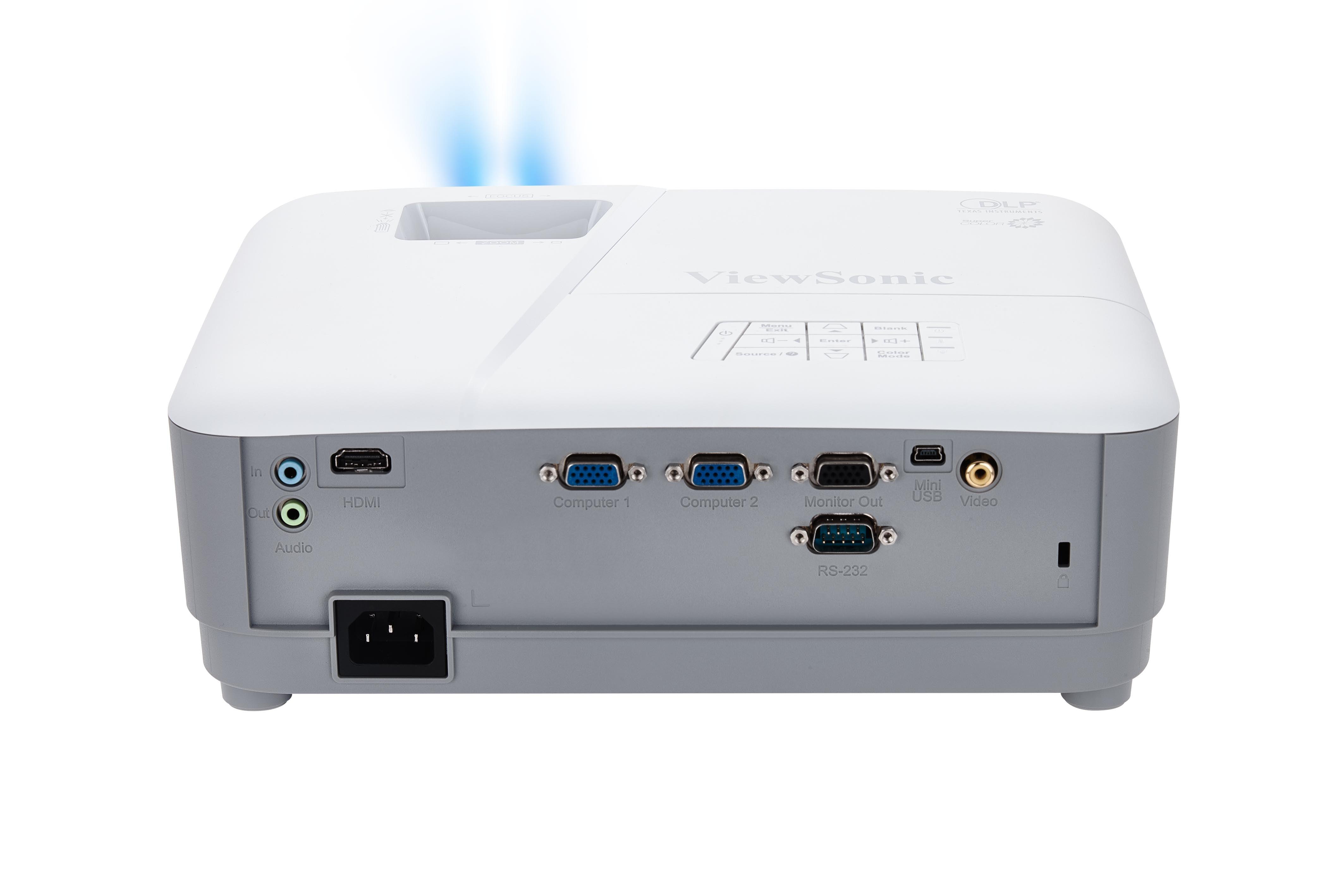 Proyector Multimedia VIEWSONIC PA503W 3800 Lúmenes WXGA 1280x800 HDMI-VGA - ARTEUS