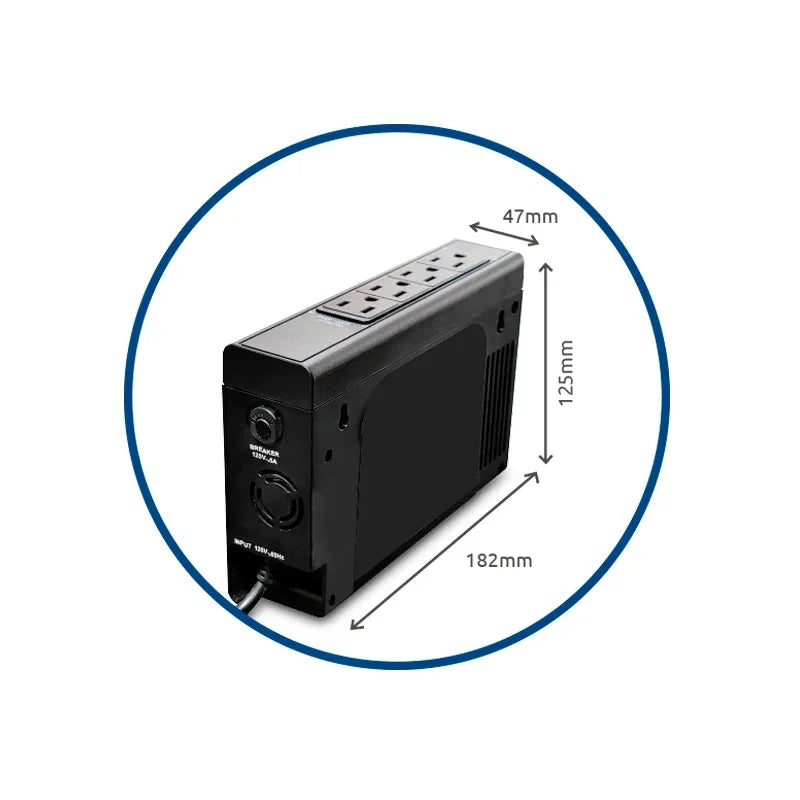 CDP LI-504 UPS Portátil 500V 250W Batería 51.2Wh 4 Salidas