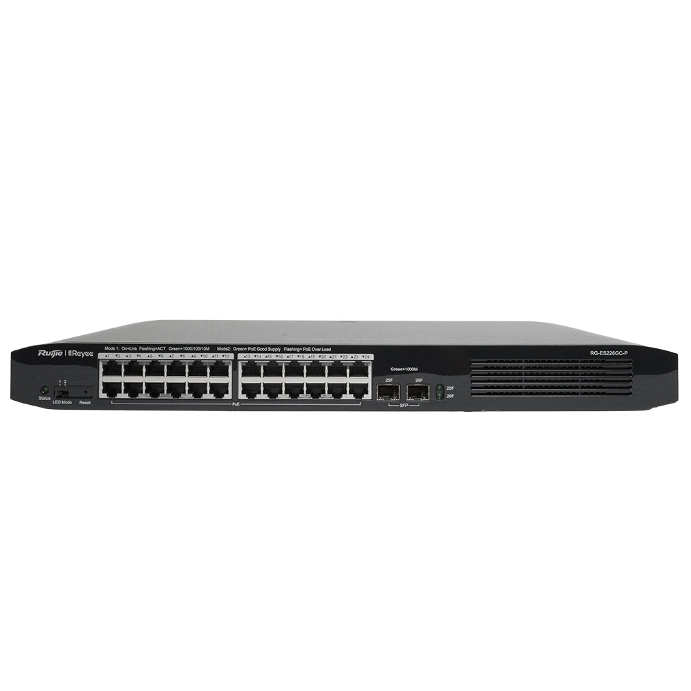 RUIJIE REYEE RG-ES226GC-P Switch 26 Puertos Gb con 24P PoE Cloud
