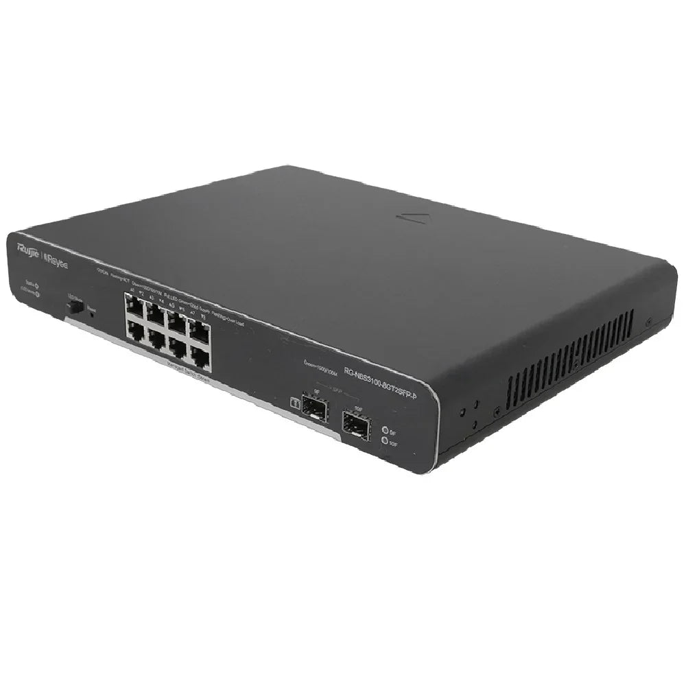 RUIJIE REYEE RG-NBS3100-8GT2SFP-P Switch PoE 8 Puertos Gigabit + 2SFP L2 Cloud