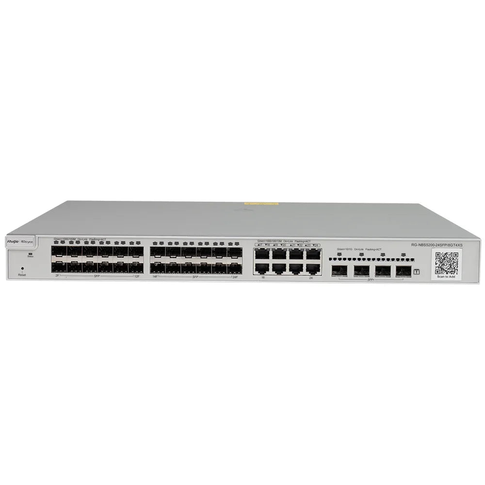 RUIJIE REYEE RG-NBS5200-24SFP/8GT4XS Switch 24 Puertos SFP +8RJ45 +4 FP+ 10G L3 Cloud