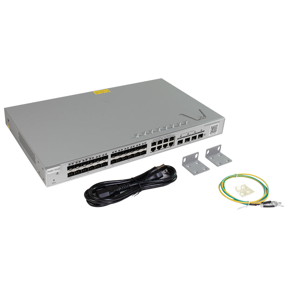 RUIJIE REYEE RG-NBS5200-24SFP/8GT4XS Switch 24 Puertos SFP +8RJ45 +4 FP+ 10G L3 Cloud