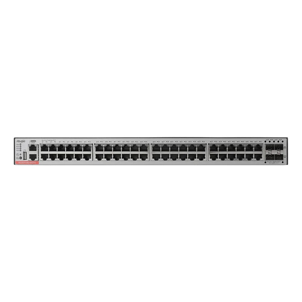 RUIJIE REEYE RG-S5310-48GT4XS-P-E Switch 48 PoE+ y 4Uplink 10G L3 Cloud