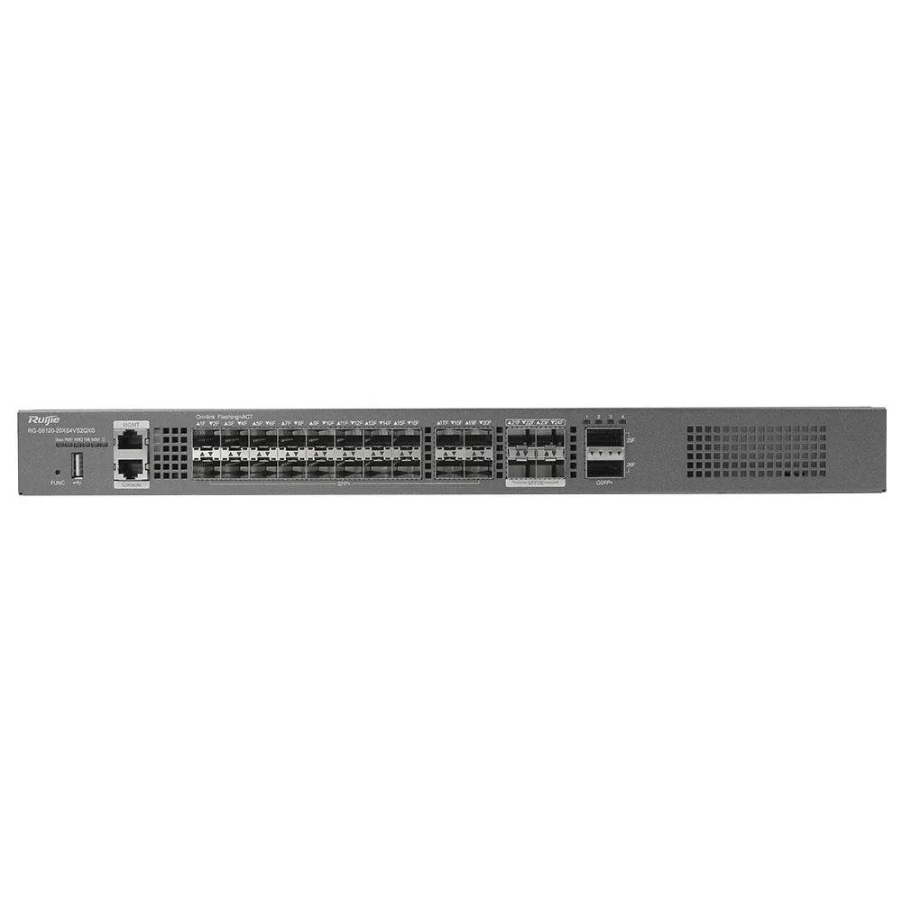 RUIJIE REYEE RG-S6120-20XS4VS2QXS Switch 20 Puertos SFP+ +4SFP28 +2QSFP+ L3 Cloud
