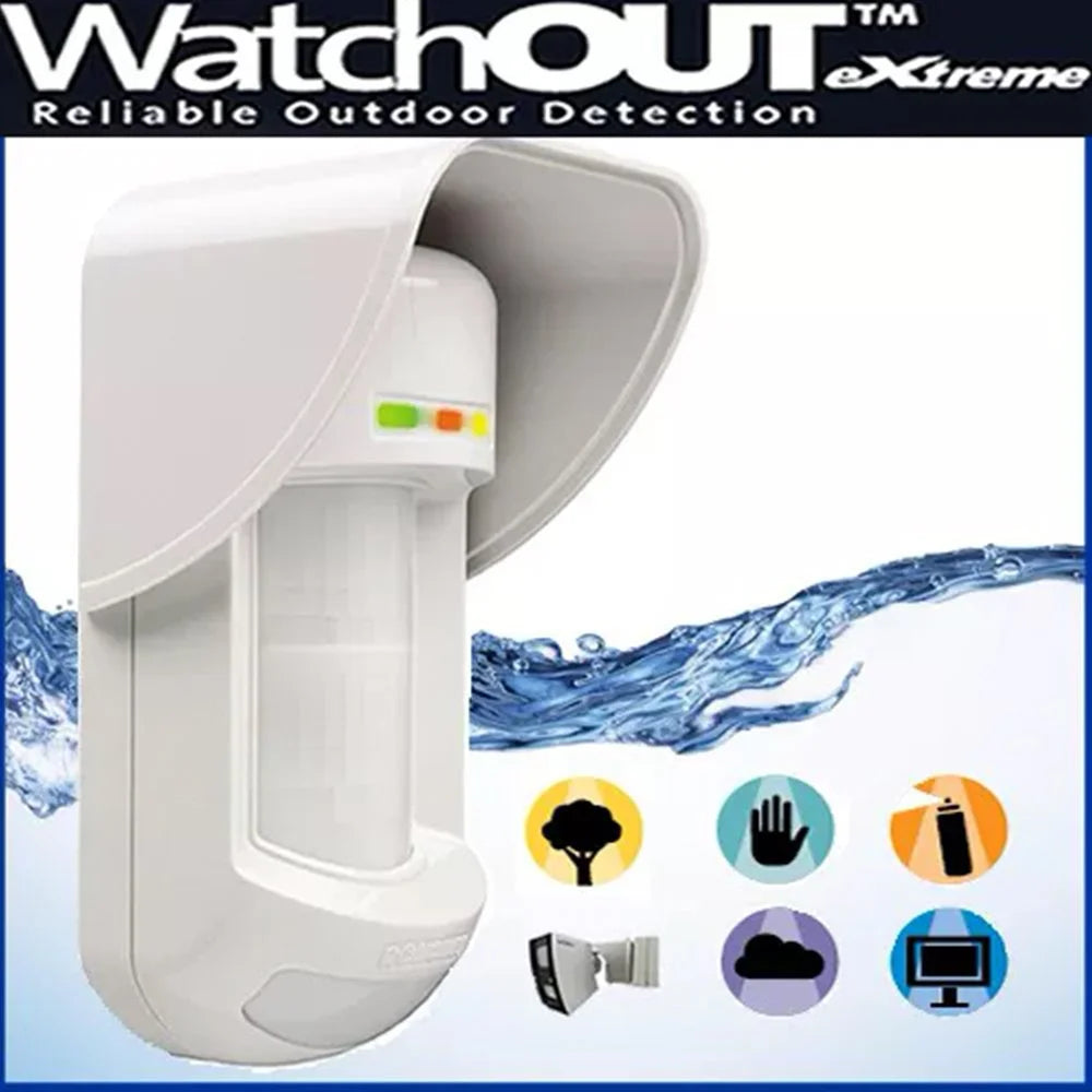 RISCO RK315DT0000C, WACHOUT Sensor de Movimiento Infarrrojo para Exterior Extreme