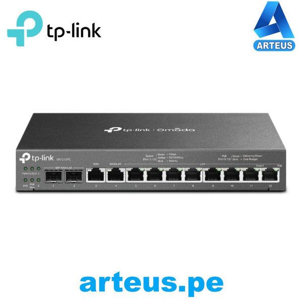 Router VPN gigabit omada 3 en 1 TP LINK ER7212PC salida POE+ - ARTEUS