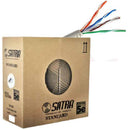 SATRA 0201013006 Cabo UTP CAT 5E cobre sólido 24awg cinza x 305mts