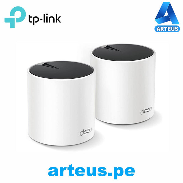 Sistema Wi-fi 6 en malla con AI doble banda TP LINK DECO X55(2-Pack) AX3000 3 puertos gigabit - ARTEUS