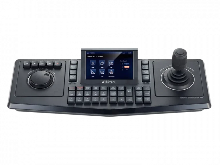 HANWHA VISION SPC-7000 Controlador de Joystick 3D para PTZ