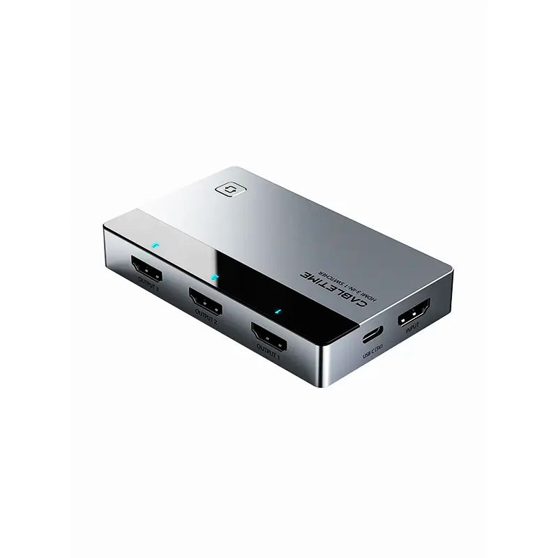 CABLETIME CP35G Switch HDMI 3 Puertos 4K 60Hz CT-HS4K3-AG